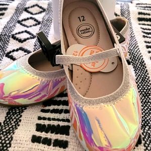 Iridescent Ballerina Flats